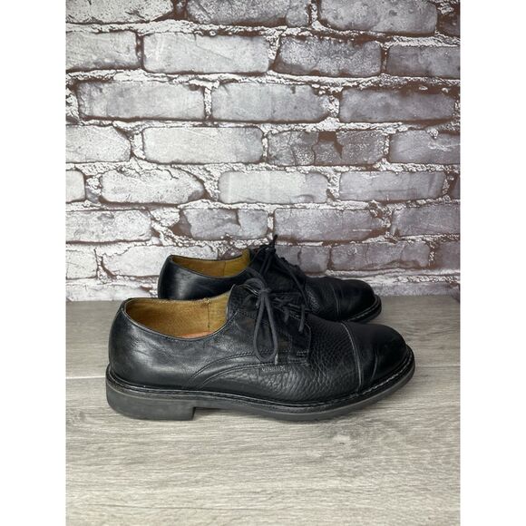 Mephisto Goodyear Welt Black Leather Oxfords Cap Toe Shoes Men’s Sz 8M US/41EU - Picture 16 of 16